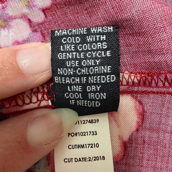 Torrid Red Floral Mini Challis Tie Front Skater Dress - Torrid Size 3 (22-24) - Picture 11 of 12